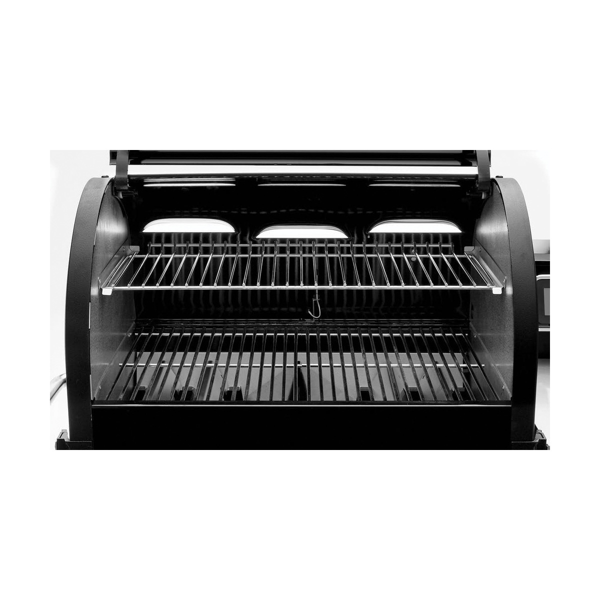 Weber SmokeFire 22510001 Pellet Grill, 672 sq-in Primary Cooking Surface, Side Shelf Included: Yes - 5