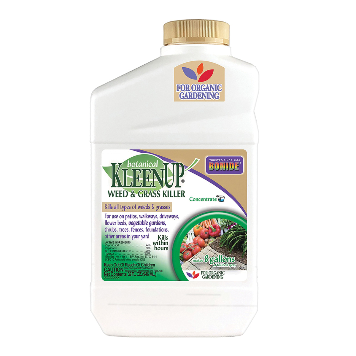 Botanical KleenUp 7504 Concentrated Weed and Grass Killer, 1 qt