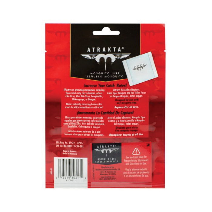 Dynatrap Outdoor Atrakta Mosquito and Insect Lure Sachet Refill