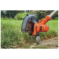 Electric String Trimmer/Edger, Black+Decker, 6.5 A, 14 in Dia Cut, 45-1/2 in L Shaft - 2