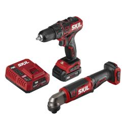 SKIL CB743001 Combination Tool Kit, Battery Included, 2 Ah, 12 V, Lithium-Ion