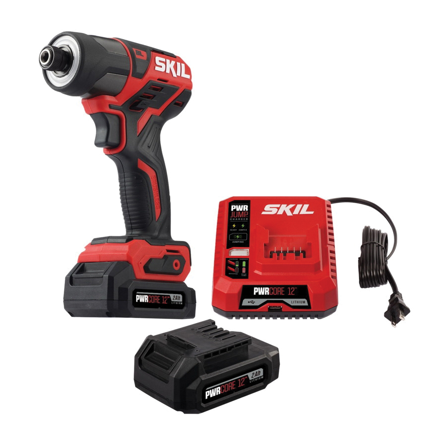 ID574402 Impact Driver, Battery Included, 12 V, 2 Ah, 1/4 in Drive, Hex Drive, 3500 ipm, 2600 rpm Speed