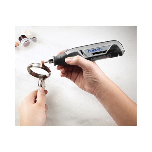 Dremel Lite 7760-N/10 Rotary Tool, Battery Included, 4 V, 2 Ah, 1/8 in Chuck, Keyed Chuck, 8000 to 25,000 rpm Speed - 3