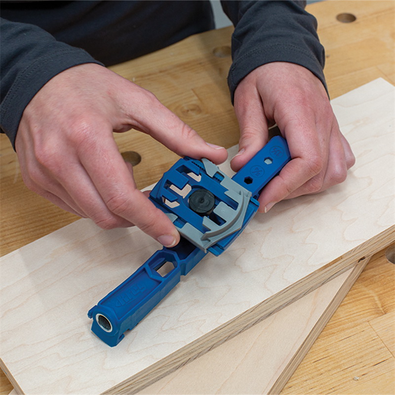 Kreg KPHJ310 Pocket Hole Jig, 1/2 to 1-1/2 in Clamping, 1-Guide Hole, Nylon/Steel/Thermoplastic Elastomer