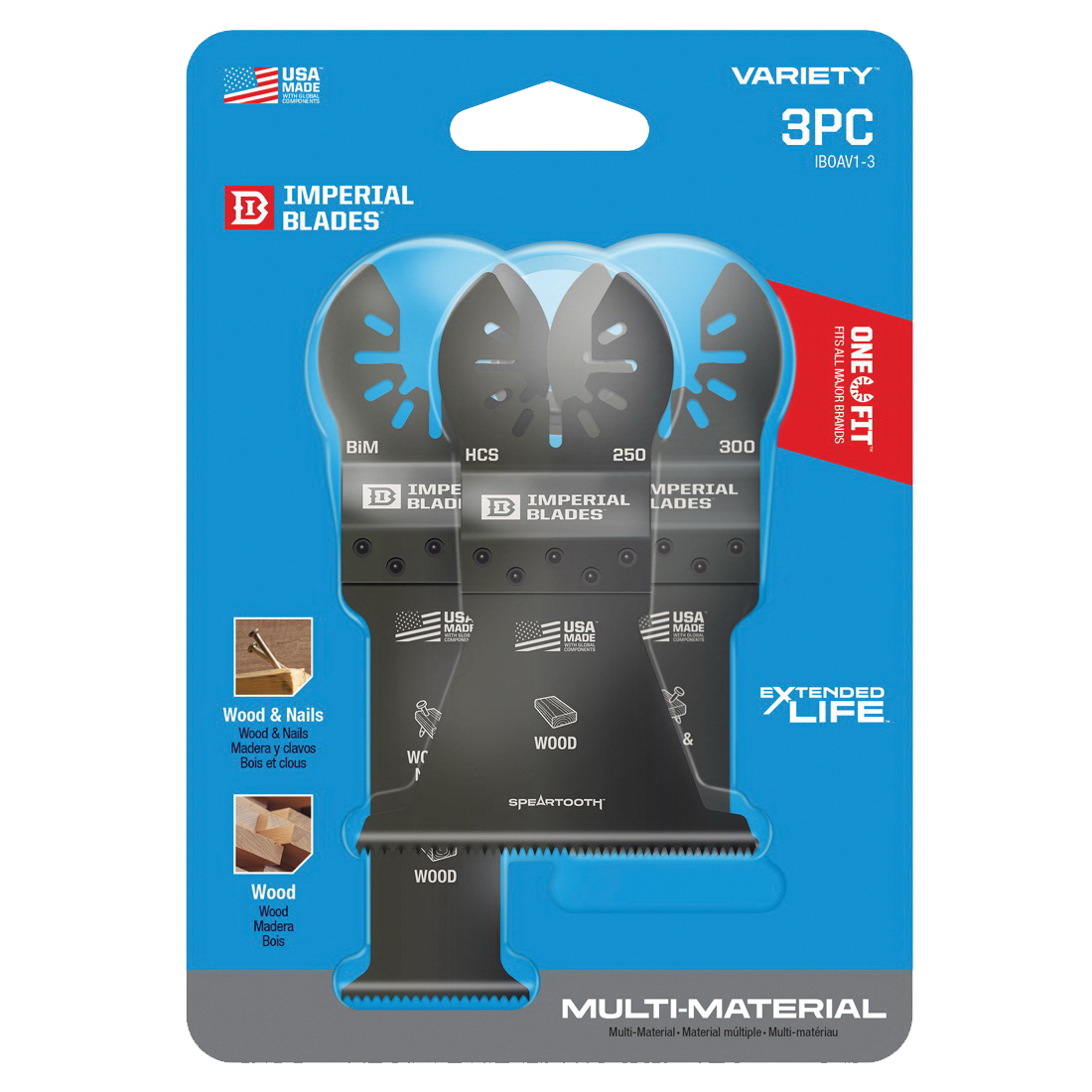 Imperial Blades IBOAV1-3 Oscillating Tool Blade