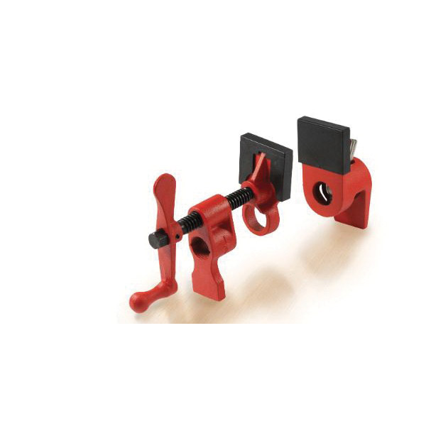 Pipe Clamp, Bessey, Clamping Range: 1/2 in, Crank Handle, Cast Iron - 3