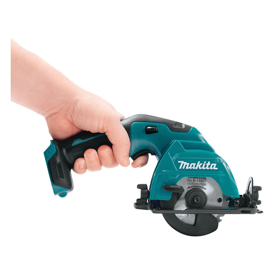Makita SH02Z Circular Saw, Tool Only, 12 V, 2 Ah, 3-3/8 in Dia Blade, 5/8, 1 in Cutting Capacity