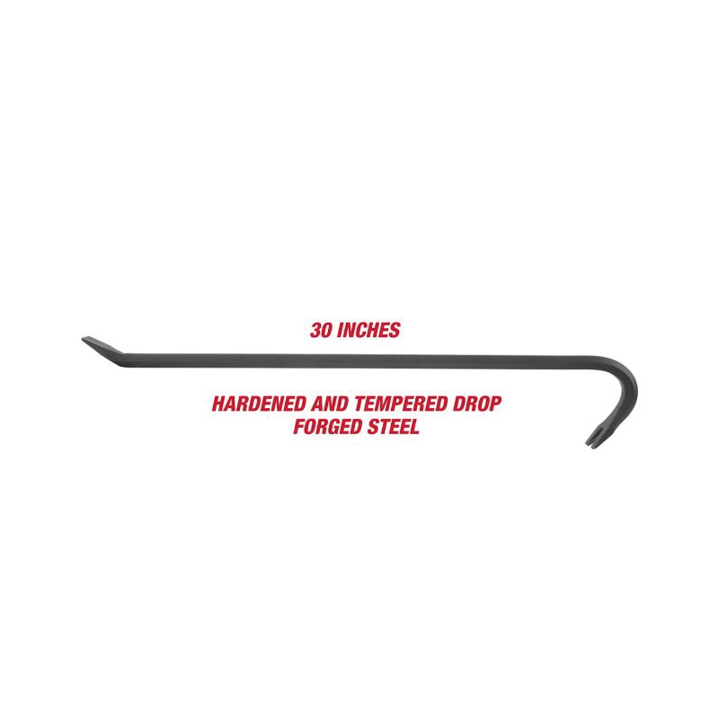 Great Neck Wrecking Bar, Greatneck, Steel, 30 in L - 4