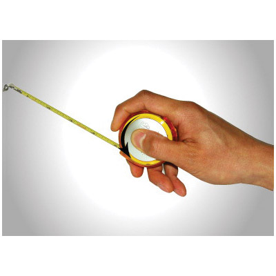 Touch LOCK Series Measuring Tape, Komelon, 10 ft L, 1/2 in W, Assorted Case Colors - 3