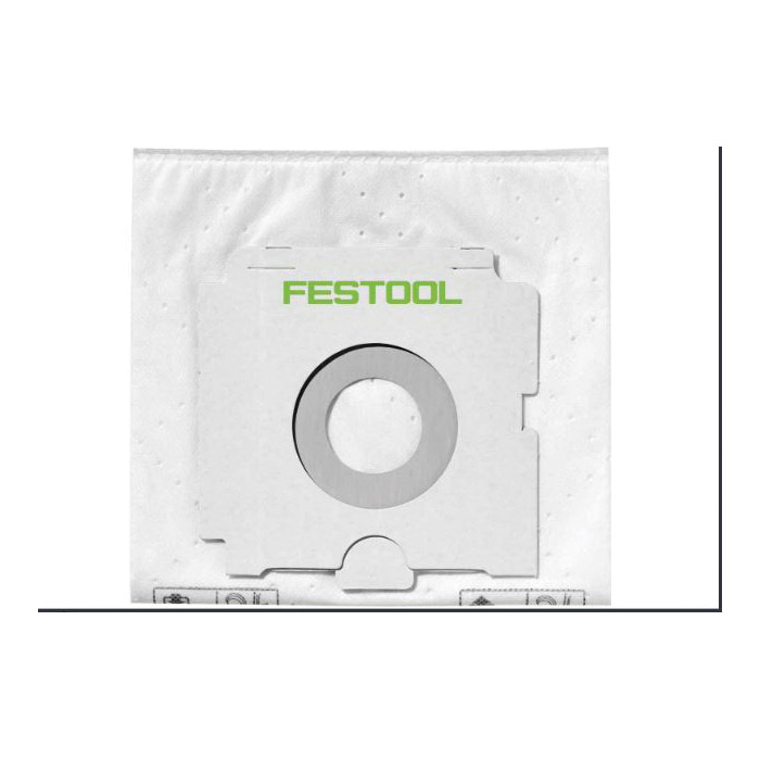 Festool 500438 Filter Bag, 0.45 cu-ft Volume, White, For: CT SYS Mobile Dust Extractor - 1