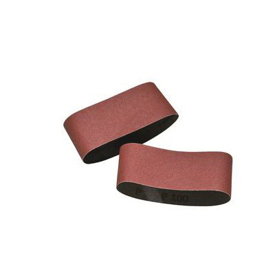 Sanding Belt, Porter-Cable, 2-1/2 in W x 14 in L, 80 Grit, Coarse, Aluminum Oxide Abrasive, 5 ct - 2