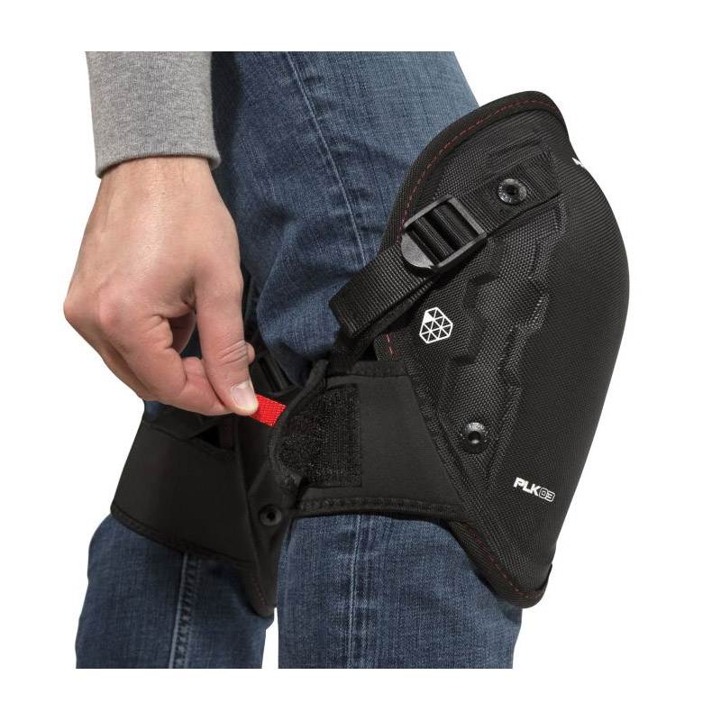 Prolock K3 Knee Pad, Steelman, Polyester Fabric Cap (or Add Hardcap or Non-Mar Cap), EVA Foam Pad, Hook and Loop Single Neoprene Strap - 4