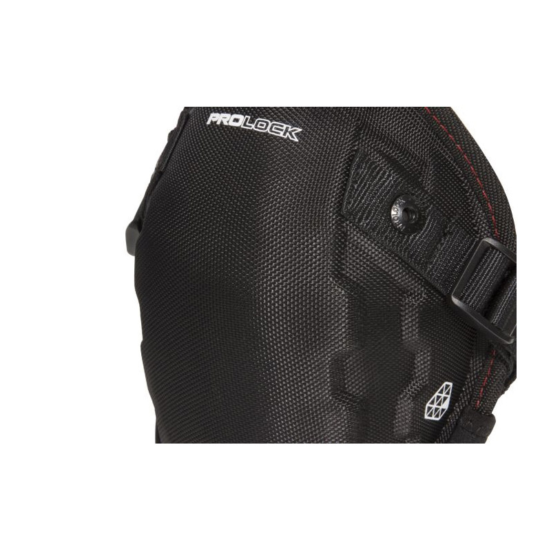 Prolock K3 Knee Pad, Steelman, Polyester Fabric Cap (or Add Hardcap or Non-Mar Cap), EVA Foam Pad, Hook and Loop Single Neoprene Strap - 5