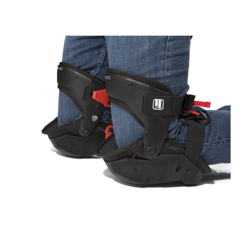 Prolock K8 Gel Knee Pad, Steelman, with Thigh Pivot, Gel/EVA Foam Pad, Hook and Loop Double Neoprene Strap - 5