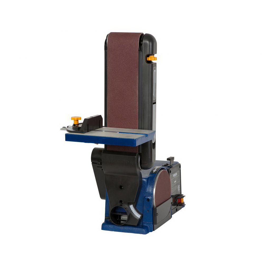 Benchtop Belt & Disc Sander, Rikon, 4 x 36 in Belt, 6 in Dia Disc, 4.3 A - 4