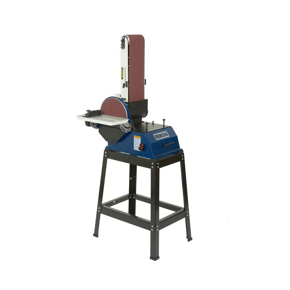 Benchtop Belt & Disc Sander, Rikon, 6 x 48 in Belt, 10 in Dia Disc, 8 A - 5