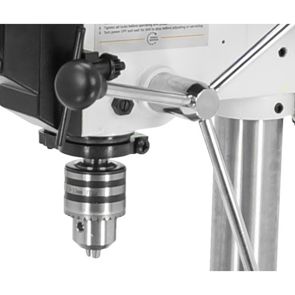 8 in Benchtop Drill Press, Rikon, 1/2 in Keyed Chuck, 2.5 A, 1/3 HP - 3