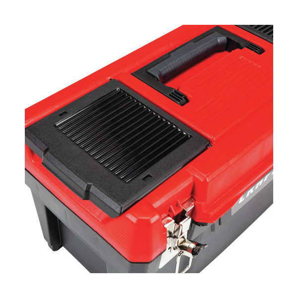 20 in Tool Box, Craftsman, Plastic, Red - 5