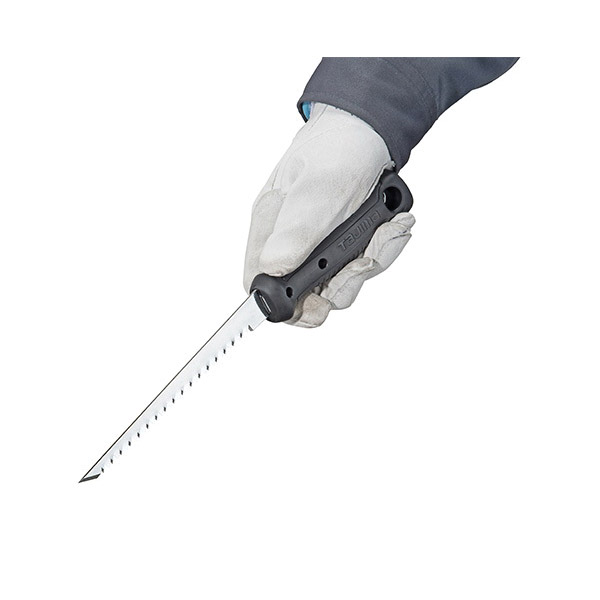 Tajima, Jab Saw, 165 mm L, Steel Blade, 7 TPI. Elastomer Plastic Handle - 3
