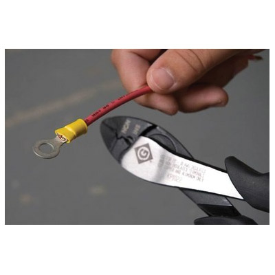 Crimping Tool, Greenlee, 22 to 10 AWG Cutting Capacity, 9-1/2 in OAL, Molded Grip Handle - 2