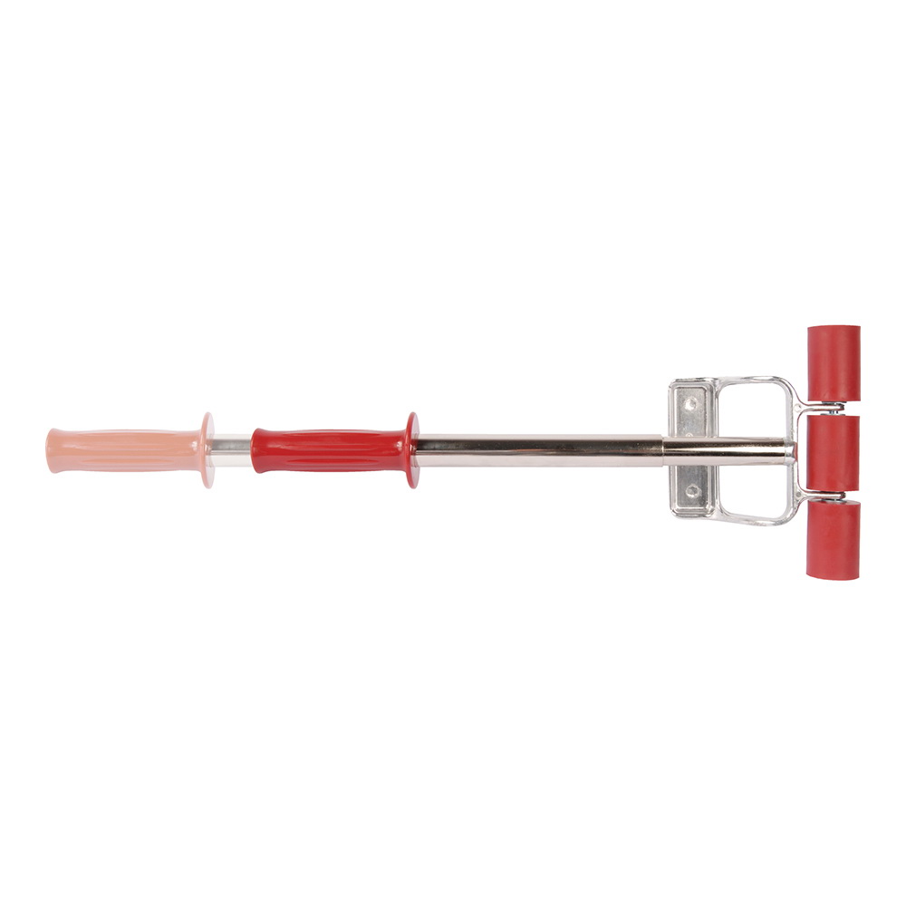 Extendible Floor Roller, Roberts, 3 in Dia Roller, 7-3/8 in W Roller, Steel Roller, Twist-Lock Handle - 2