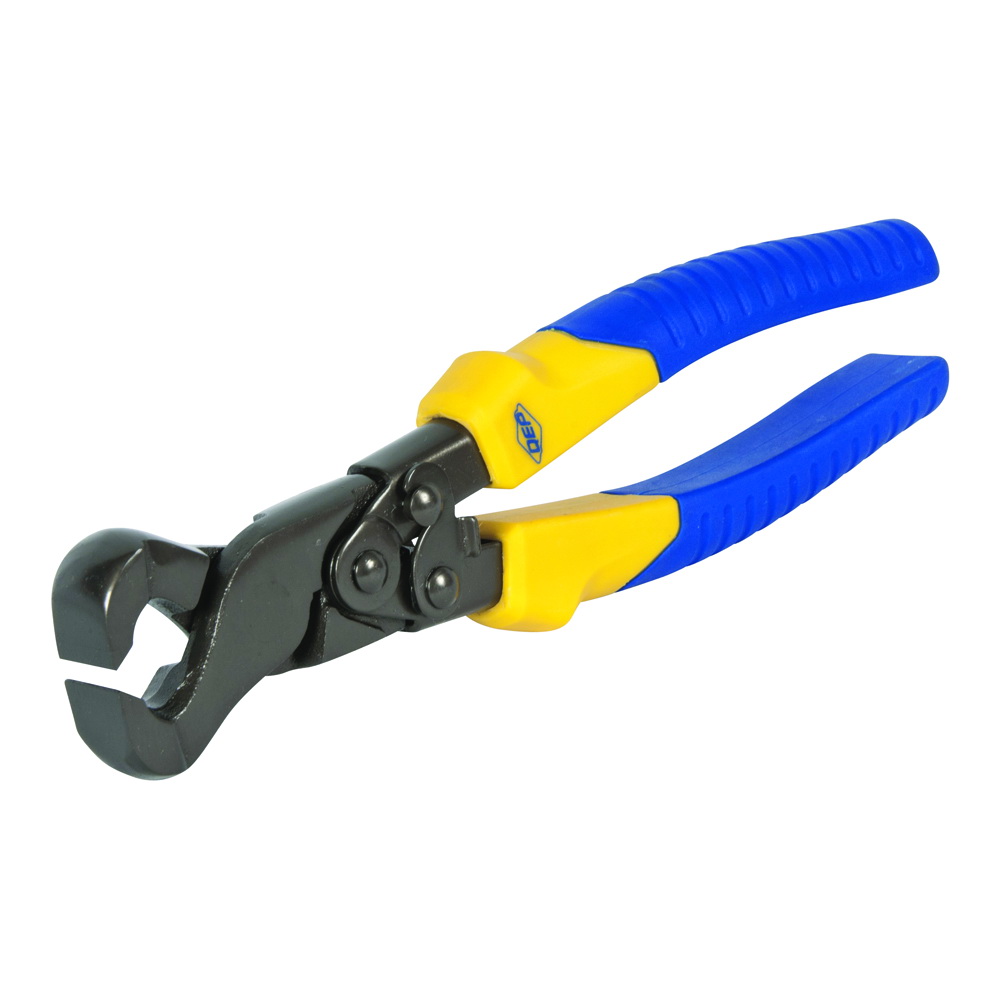 Compound Tile Nipper, Qep, 5/8 in Cutting Capacity, 1 in L Jaw, 1-3/4 in W Jaw, Comfort-Grip, Ergonomic Handle - 2