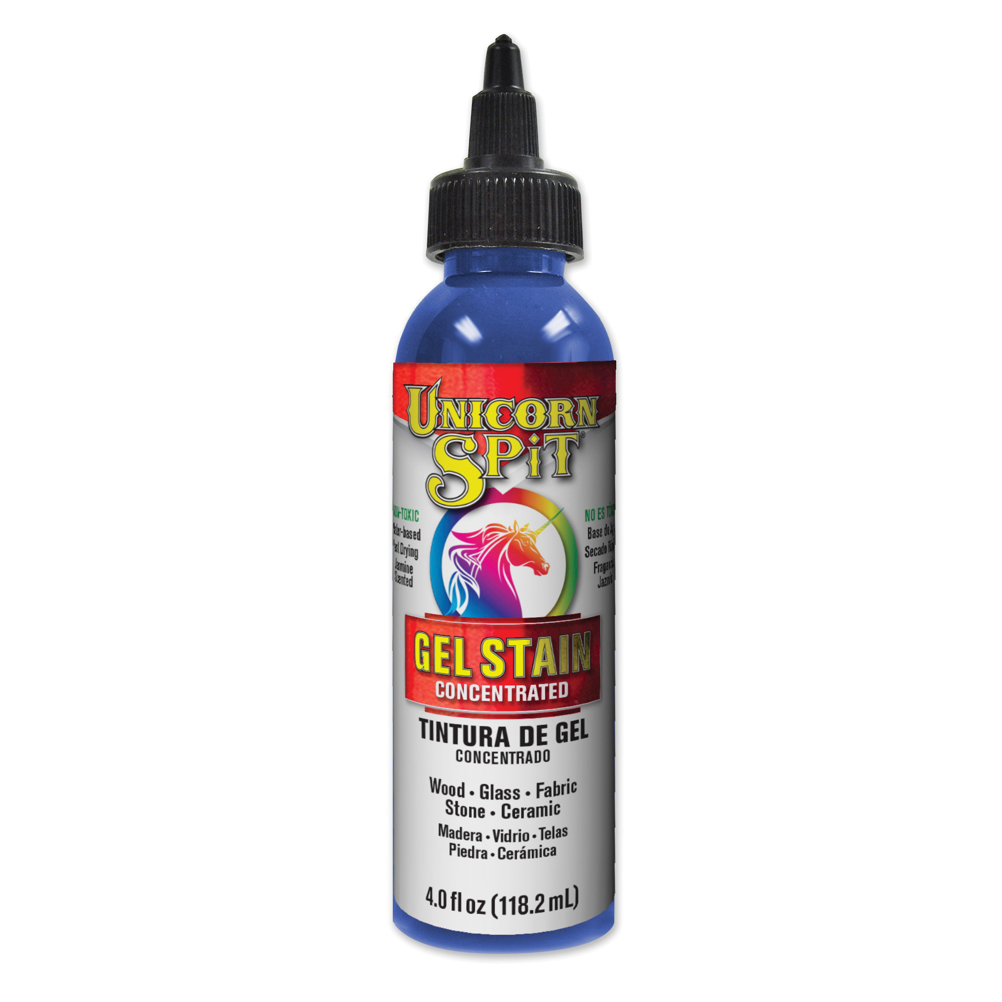 Eclectic Unicorn Spit 5770008 Craft Paint, Natural Stain, Blue Thunder, 4 oz