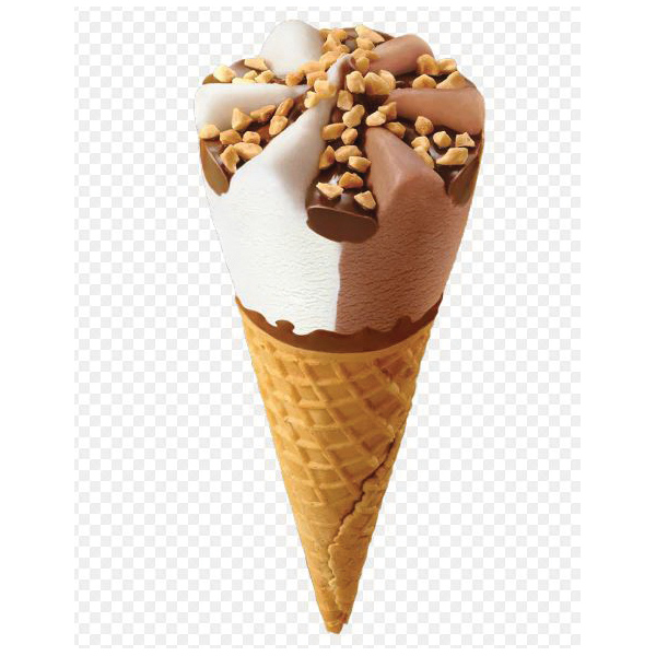 Good Humor 16950 Giant King Cone Ice Cream, Vanilla Flavor - 1