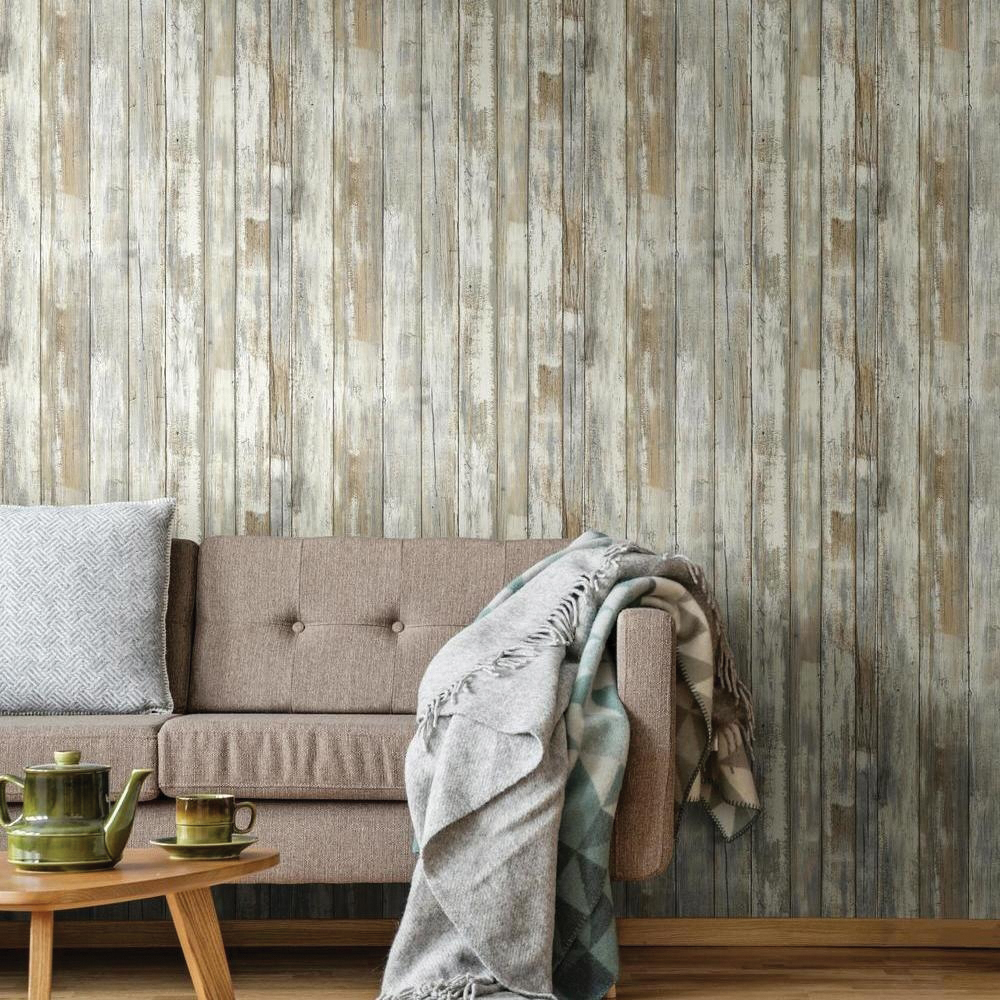 Wall Decal, York Wallcoverings, 16.5 ft L, 20-1/2 in W, Neutral - 2