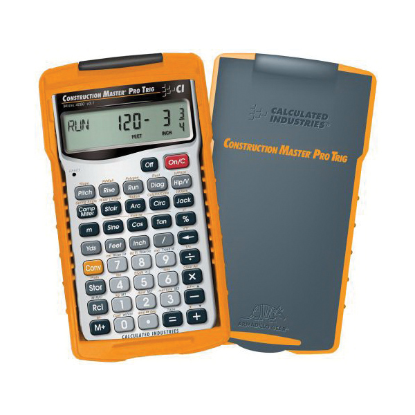 Calculated Industries, Construction Master Pro Trig Calculator, LCD Display - 3