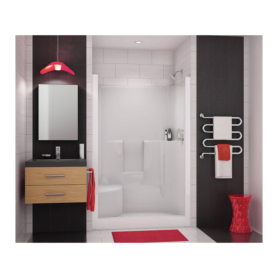 Lil' REBEL PRO Shower Module, MAAx, 48 in L, Left Seat, Acrylic, Alcove Installation - 2