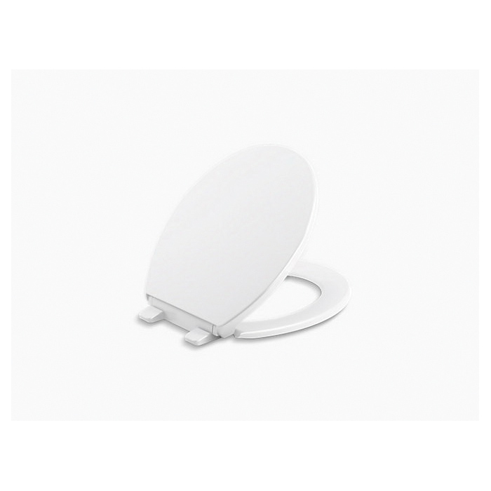 Sterling Brevia Series K-20111-0 Toilet Seat, Round, Plastic, White - 3