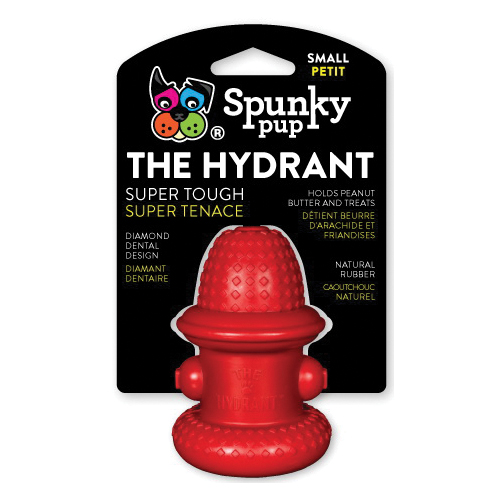 Spunky Pup 1955 Dog Toy, S, Hydrant, Rubber, Assorted - 2