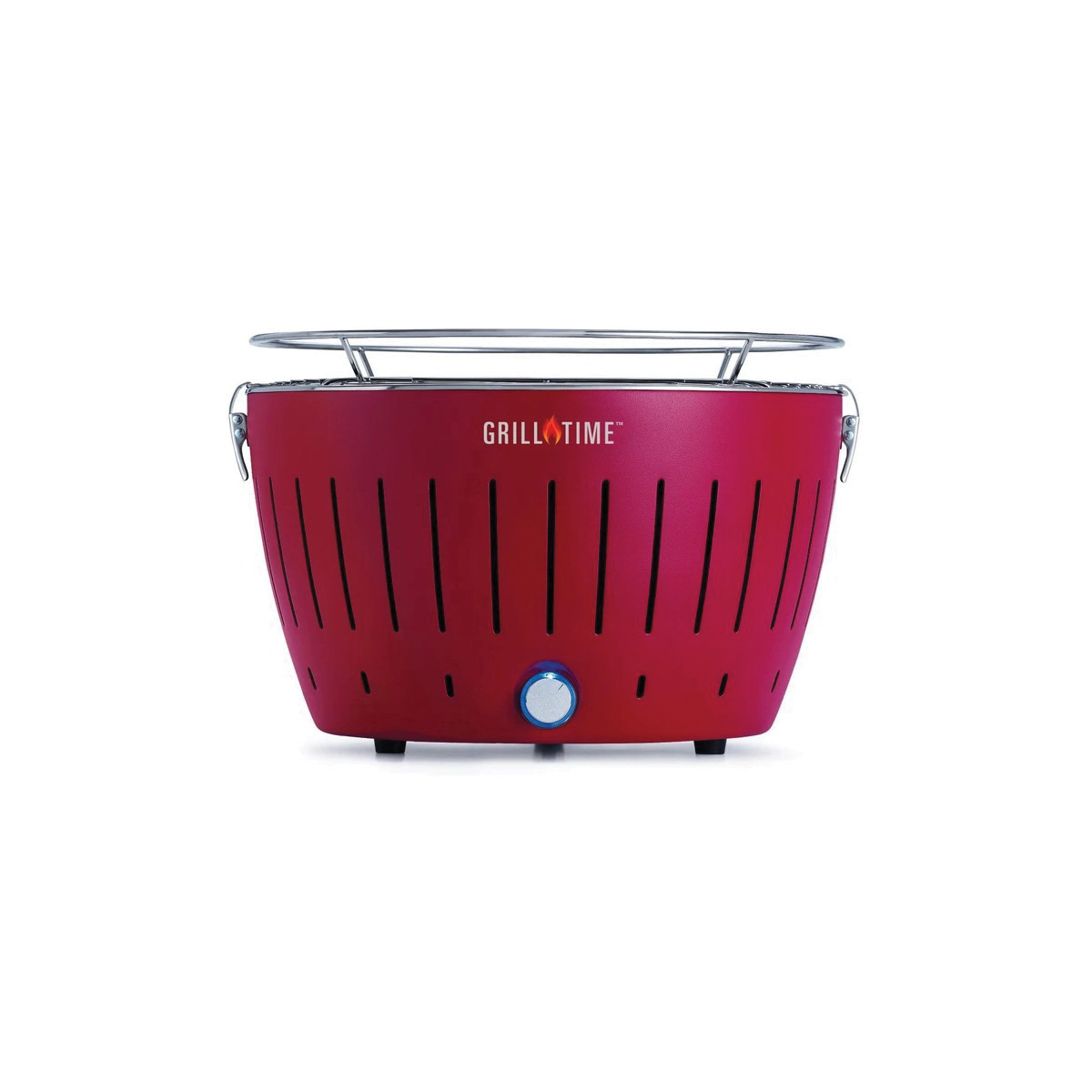 TAILGATER GT UPG-R-13 Charcoal Grill, Blazing Red, Steel Body