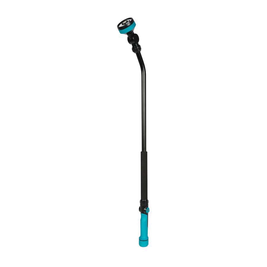 820522-1001 Watering Wand, Swivel Inlet, 5-Spray Pattern, Articulated, Plastic, Black/Blue, 34 in L Wand