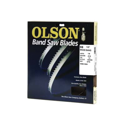 WB51659DB Saw Blade, 1/8 in W, 59-1/2 in L, 14 TPI, HCS Cutting Edge, HCS