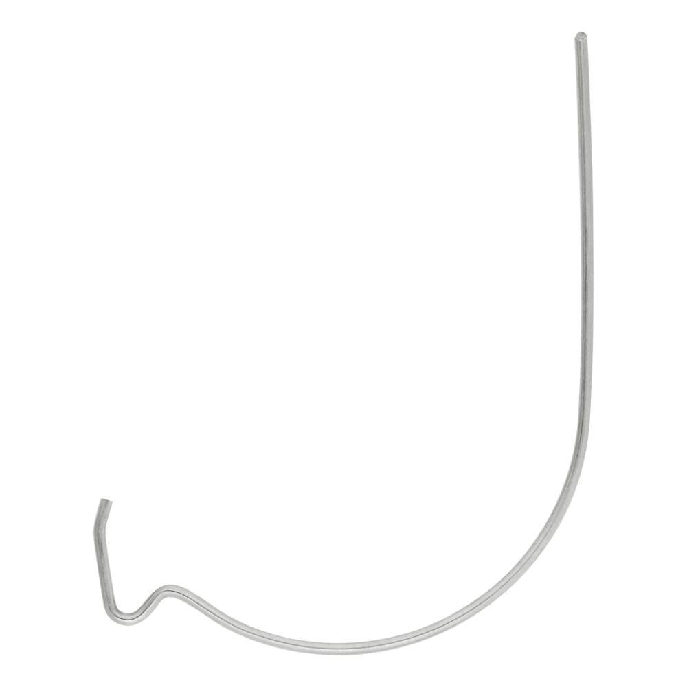 N260-115 J-Hook, 35 lb, Steel, Zinc-Plated, 19/32 in Opening, 1-31/32 in Projection, Wall Mounting