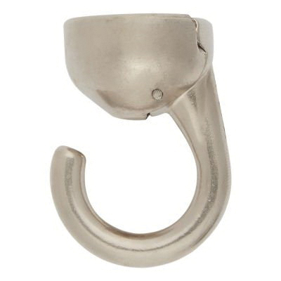 N260-139 Elephant Hook, 30, 100 lb Working Load, 11 mm, Zinc, Nickel-Plated