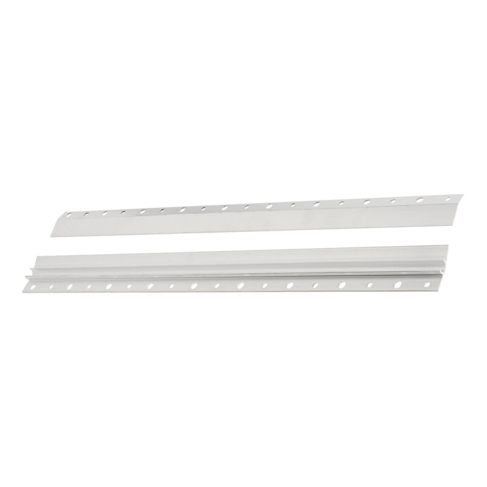 N260-144 Heavy-Duty Mirror and Picture Hanger, 200 lb, Aluminum, Mill, 5/16 in Opening, Screw Mounting