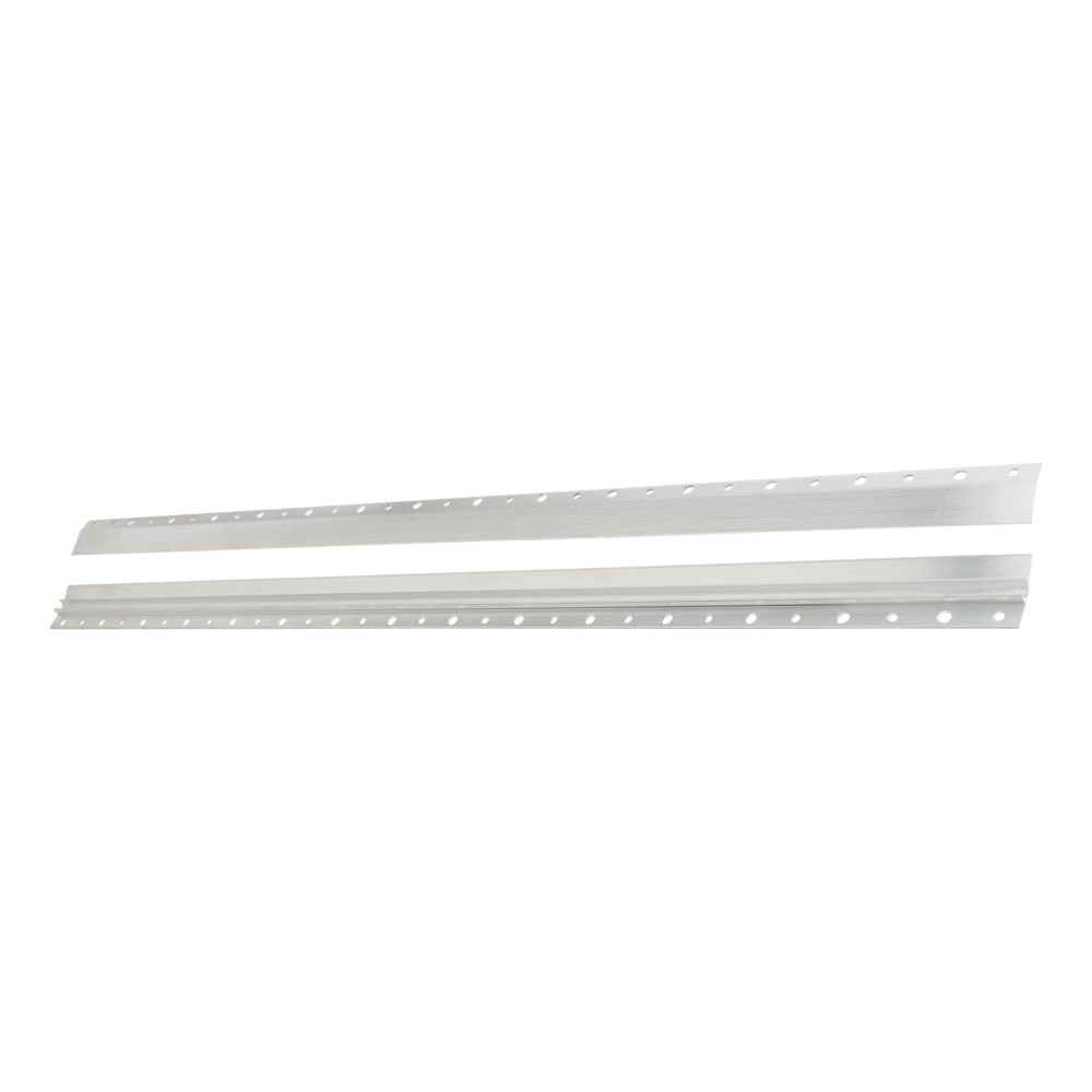 N260-145 Heavy-Duty Mirror and Picture Hanger, 300 lb, Aluminum, Mill, 5/16 in Opening, Screw Mounting