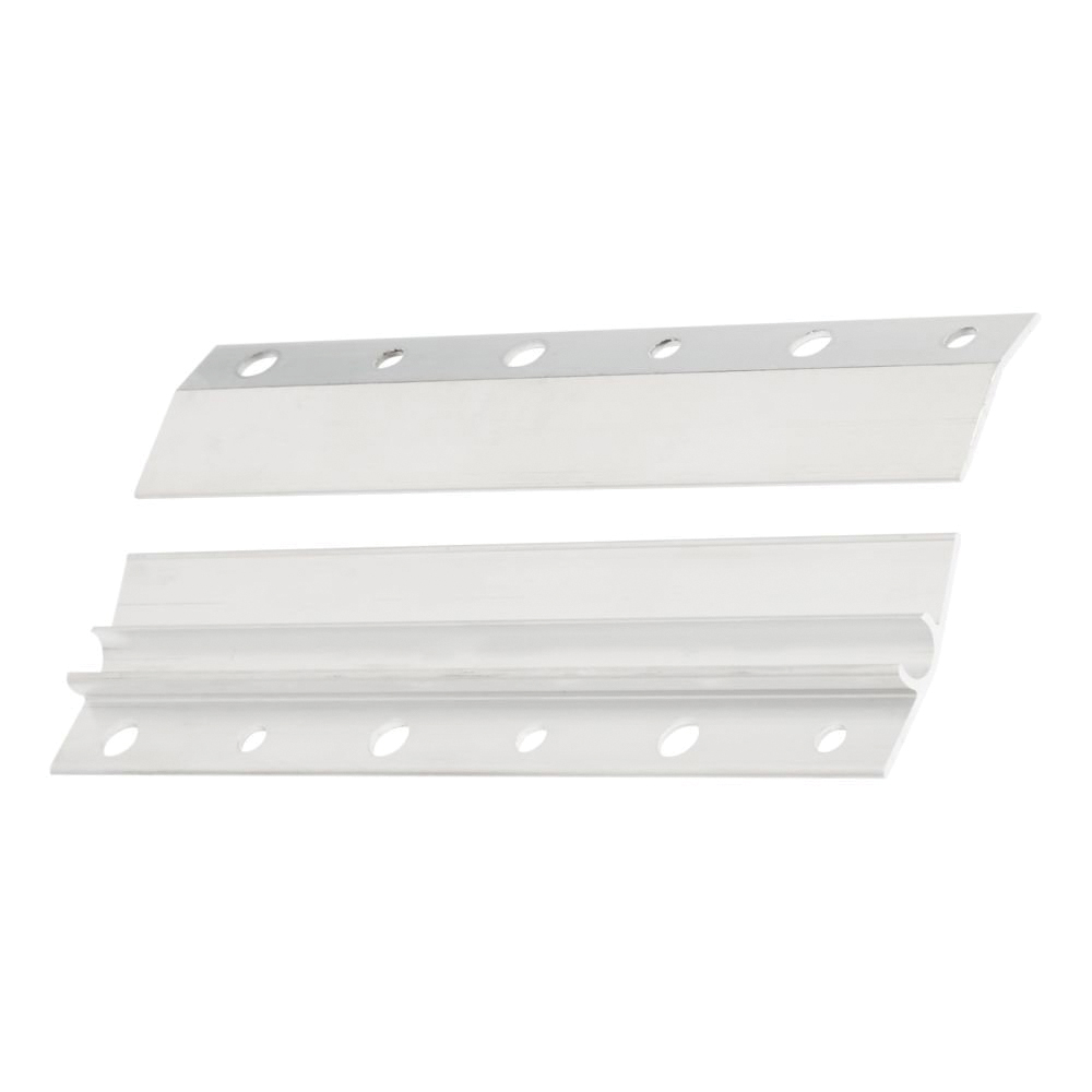 N260-146 Heavy-Duty Mirror and Picture Hanger, 75 lb, Aluminum, Mill, 5/16 in Opening, Screw Mounting