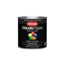 K05605007 Paint, Gloss, Black, 8 oz, 25 sq-ft Coverage Area