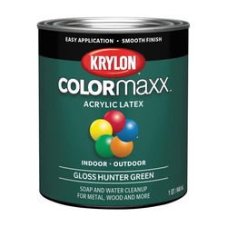 K05642007 Paint, Gloss, Hunter Green, 32 oz, 100 sq-ft Coverage Area