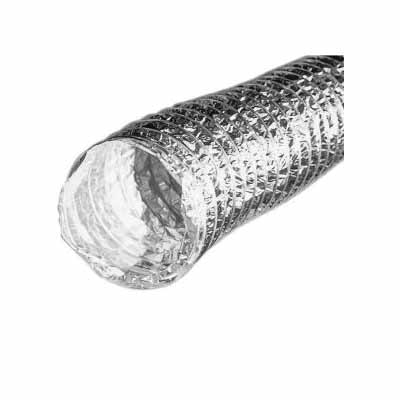 110244 Foil Duct, 50 ft L, Aluminum/Polyester