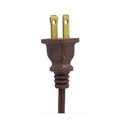 ADL D1861 Cord Set, 10 ft Cable, Brown - 1