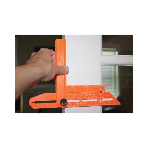 Swanson TOSB01 5-in-1 Folding Square, 1/8 in Graduation, ABS Composite, 10-1/4 in L, 2-1/4 in W - 2