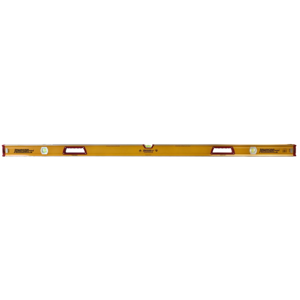 1717-7200 Box Beam Level, 72 in L, 4-Vial, 2-Hang Hole, Non-Magnetic, Aluminum, Black/Yellow