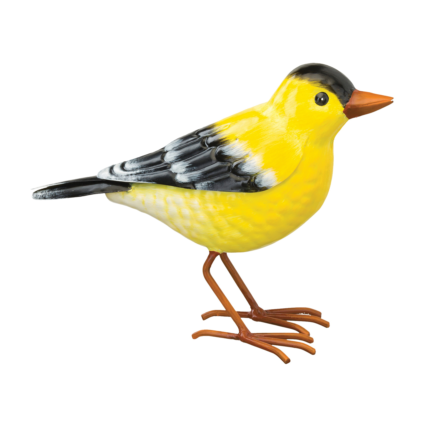 Regal Art & Gift 12276 Songbird Decor, Goldfinch, Metal, Yellow