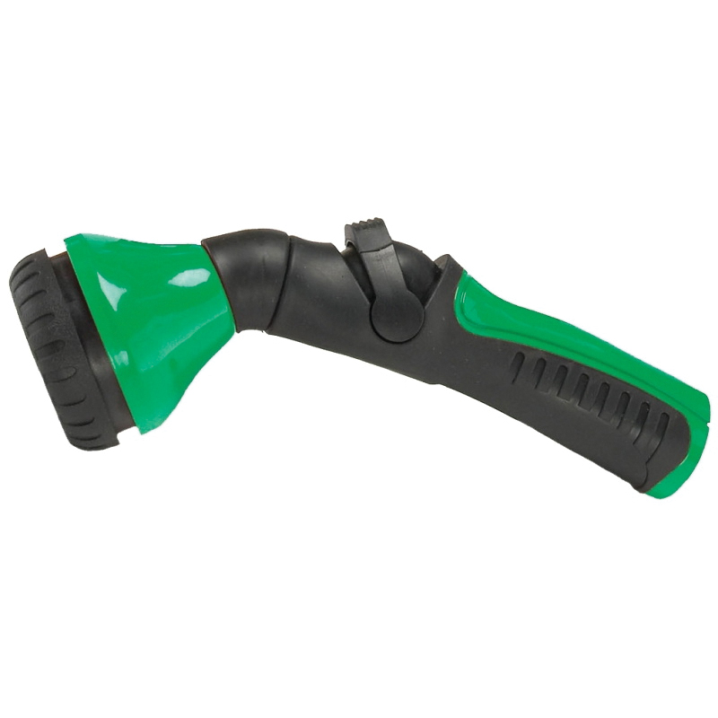 10-12424 Shower/Stream Nozzle, Female, Metal, Green, 9-1/4 x 3 x 3 in, Ergonomic Grip