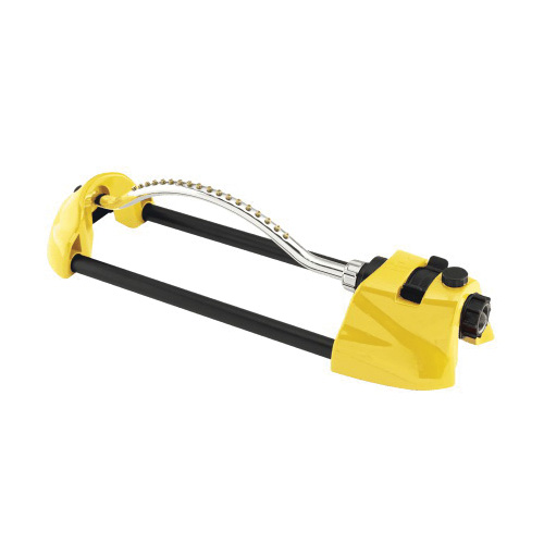 15003 Oscillating Sprinkler, 1110 to 3000 sq-ft, Pop-Up Nozzle Trajectory, Spray Nozzle, Brass/Zinc